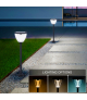Lampa solarna LED SUNARI FLS-98 Słupek MODERN 3000K+6000K 2200mAh LiFePO4 + PIR Forever Light TFO RTV100527