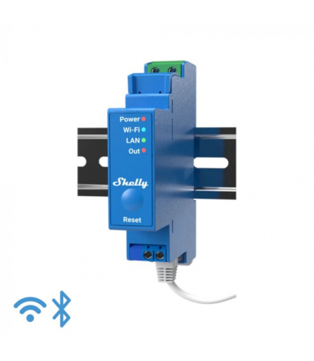 Shelly Pro 1 - przełącznik sterowany Wi-Fi montowany na szynie DIN