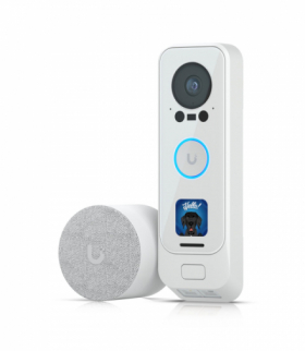 Ubiquiti UVC-G4 Doorbell Pro PoE Kit Zestaw wideodomofon + gong Biały UBIQUITI UVC-G4DOORBELLPROPOEKIT-WHITE