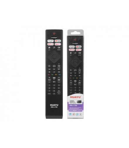 Pilot do TV LCD/LED Philips RM-L1760 SMART, NETFLIX, YOUTUBE, RAKUTEN, funkcja ambilight LXP1760