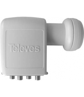 Konwerter SAT QUAD TELEVES szary [747202] TFO RTV003045