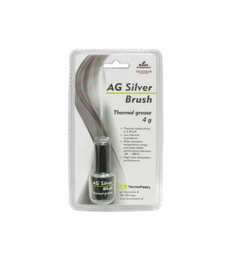 Pasta termoprzewodząca AG Silver Brush 4g. LAMEX LXSC089