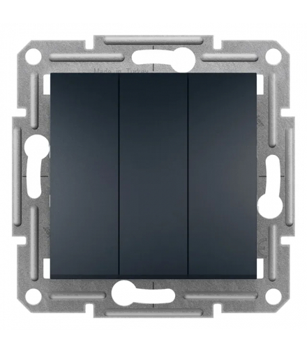 Asfora Łącznik potrójny (zaciski śrubowe) bez r., antracyt EPH2100171
