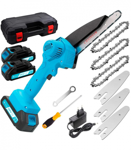 Extralink TM-107 Mini elektryczna piła łańcuchowa 6 cali, akumulator 1,5 Ah EXTRALINK EX.30332