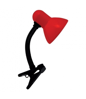 Lampka biurkowa 02854 TOLA E27 RED CLIP