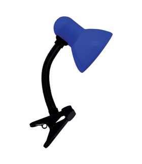 Lampka biurkowa 02855 TOLA E27 BLUE CLIP