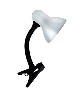 Lampka biurkowa 02856 TOLA E27 SILVER CLIP