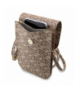 Guess torba na telefon 19x11.5x2cm GUWBHGCFSEW brązowa Wallet Gcube Stripe TFO GSM175992