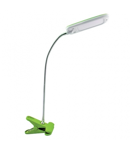 Lampka biurkowa SMD LED 02868 DORI LED GREEN CLIP