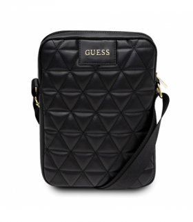 Guess Torba 10 27x20x5 GUTB10QLBK czarna Quilted Tablet Bag TFO GSM104987