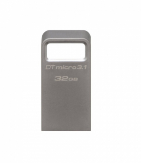 Kingston pendrive 32 GB USB 3.0 / USB 3.1 DT Micro 3.1 metalowy srebrny TFO AKKSGPENKIN00013