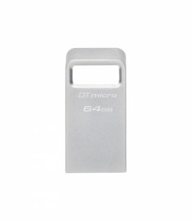 Kingston pendrive 64GB USB 3.0 / USB 3.1 DT Micro G2 metalowy srebrny TFO AKKSGPENKIN00048
