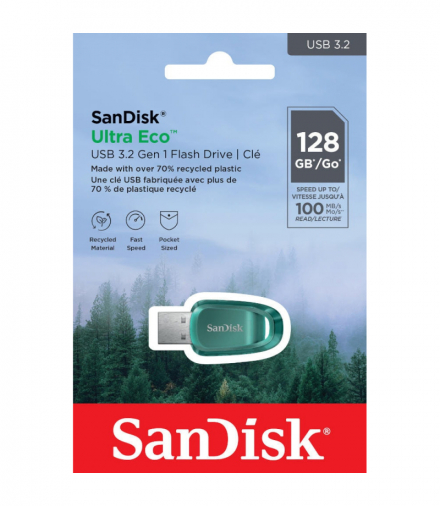 Sandisk dysk Ultra Eco USB 3.2 128GB 100MB/s TFO AKKSGPENSAN00068