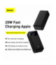 Baseus power bank Bipow 20W 2xUSB-A + USB-C + micro USB 30000mAh czarny TFO BRA012564