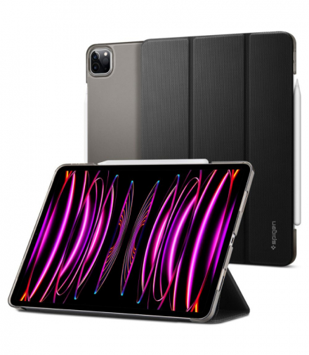 Etui Liquid Air Folio do iPad Pro 11 2021 / 2022 czarna TFO Spigen BRA013219