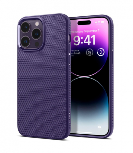 Nakładka Liquid Air do iPhone 14 Pro Max 6,7" deep violet TFO Spigen BRA013234