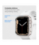Nakładka Ultra Hybrid do Apple Watch 7 / 8 (45 Mm) crystal clear TFO Spigen BRA013276