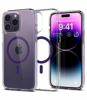 Nakładka Ultra Hybrid Magsafe do iPhone 14 Pro 6,1" deep violet TFO Spigen BRA013294