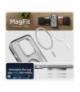 Nakładka Ultra Hybrid Magsafe do iPhone 14 Pro Max 6,7" Frost Black TFO Spigen BRA013298
