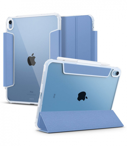 Nakładka Ultra Hybrid Pro do iPad 10.9 2022 Cornflower niebieska TFO Spigen BRA013302