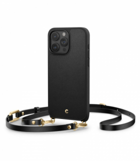 Nakładka Cyrill Classic Charm Mag Magsafe do iPhone 15 Pro Max 6,7" czarna TFO Spigen BRA013339