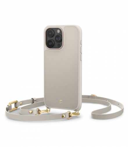 Nakładka Cyrill Classic Charm Mag Magsafe do iPhone 15 Pro Max 6,7" Cream TFO Spigen BRA013340