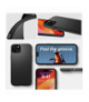 Nakładka Liquid Air do iPhone 15 Plus 6,7" matowa czarna TFO Spigen BRA013347