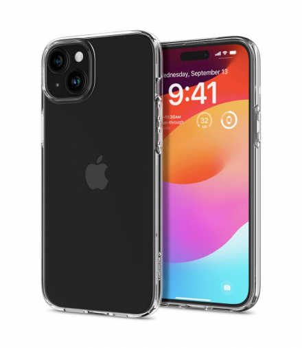 Nakładka Liquid Crystal do iPhone 15 Plus 6,7" Crystal Clear TFO Spigen BRA013351