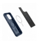 Nakładka Mag Armor Magsafe do iPhone 15 Pro Max 6,7" granatowa TFO Spigen BRA013355