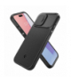 Nakładka Optik Armor Mag Magsafe do iPhone 15 Pro Max 6,7" czarna TFO Spigen BRA013357
