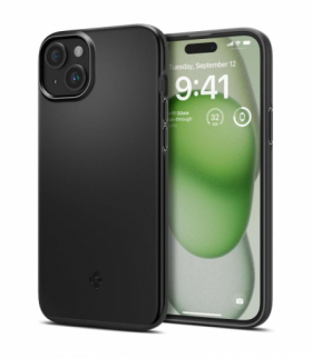 Nakładka Thin Fit do iPhone 15 Plus 6,7" czarna TFO Spigen BRA013359