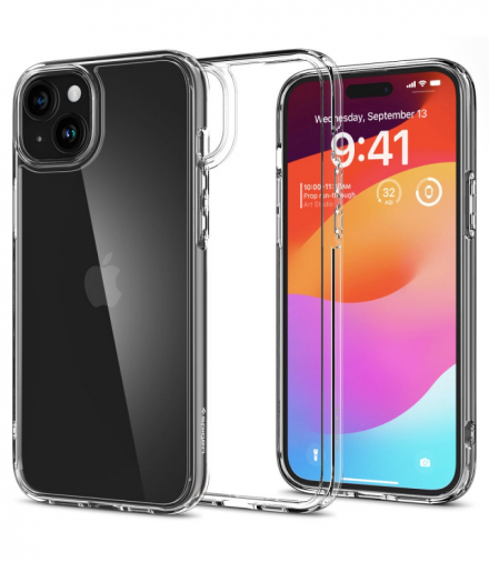 Nakładka Ultra Hybrid do iPhone 15 Plus 6,7" Crystal Clear TFO Spigen BRA013362