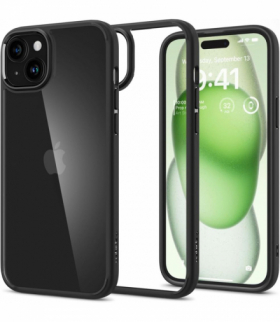 Nakładka Ultra Hybrid do iPhone 15 Plus 6,7" matowa czarna TFO Spigen BRA013363