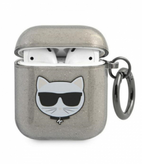 Etui do Airpods KLA2UCHGK czarne Glitter Choupette TFO Karl Lagerfeld GSM111714