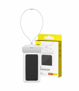 Uniwersalne wodoodporne etui AquaGlide białe TFO Baseus BRA013969