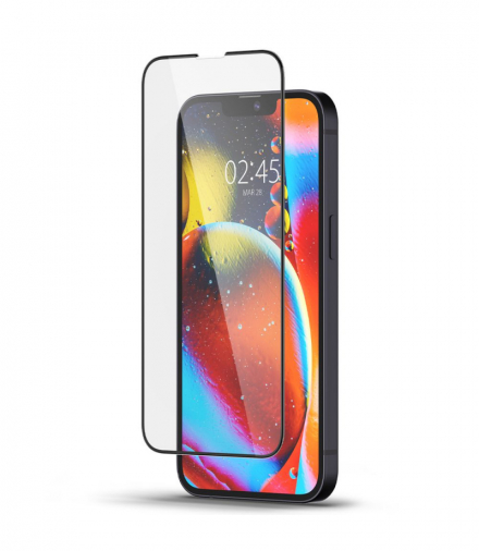 Szkło hartowane Glas.TR Slim FC do iPhone 13 / 13 Pro 6,1" czarne TFO Spigen BRA011028