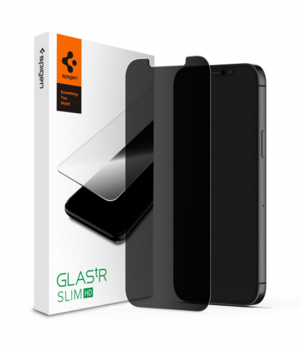 Szkło hartowane Glas.TR do iPhone 12 / 12 Pro 6,1" Privacy TFO Spigen BRA012009