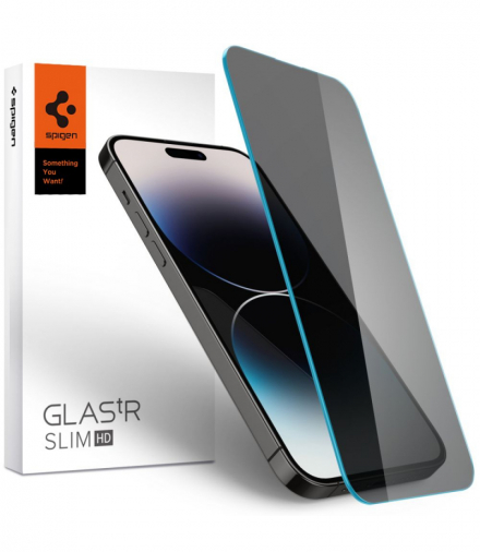 Szkło hartowane Glas.Tr Slim do iPhone 14 Pro 6,1" Privacy TFO Spigen BRA012471