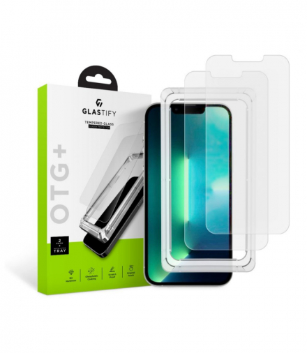 Szkło hartowane Glastify Otg+ 2-Pack do iPhone 13 Pro Max / 14 Plus 6,7" clear TFO Spigen BRA012540