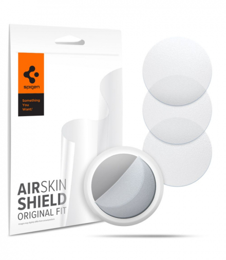 Folia hydrożelowa Airskin 4-Set do Apple Airtag matte clear TFO Spigen BRA012598