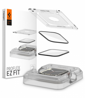 Szkło hybrydowe Proflex "EZ FIT" 2-Pack do Apple Watch 7 / 8 (45 mm) TFO Spigen BRA012624