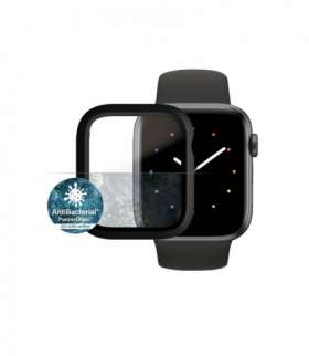 Full Body szkło hartowane + etui do Apple Watch 4 / 5 / 6 / SE (44mm) czarna ramka TTT TFO PanzerGlass GSM169252