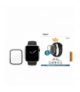 Full Body szkło hartowane + etui do Apple Watch 4 / 5 / 6 / SE (44mm) clear TTT TFO PanzerGlass GSM169254