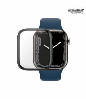 Full Body szkło hartowane + etui do Apple Watch 7 / 8 (45mm) czarna ramka TTT TFO PanzerGlass GSM169258