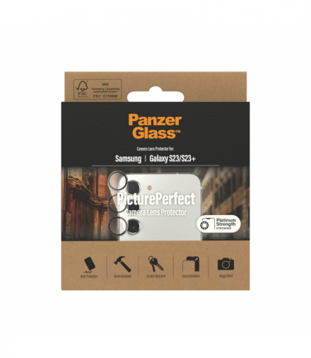 Szkło na aparat PicturePerfect do Samsung Galaxy S23 TTT TFO PanzerGlass GSM169793