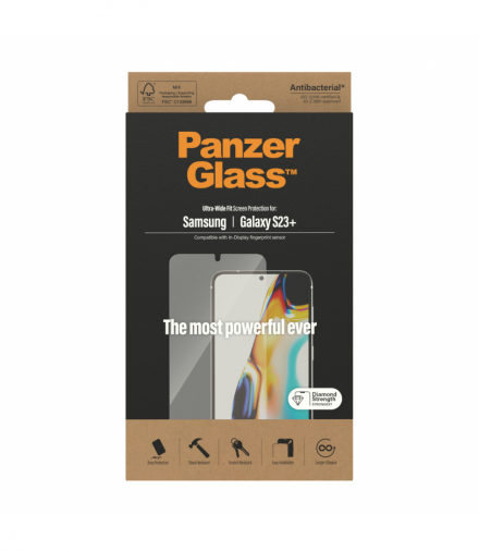 Szkło hartowane Ultra-Wide Fit do Samsung Galaxy S23 Plus TTT TFO PanzerGlass GSM169796