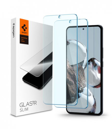 Szkło hartowane Glas.TR Slim 2-Pack do Xiaomi 12T / 12T Pro Clear TFO Spigen BRA013320