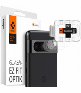 Osłona aparatu Optik.tR EZ Fit Camera Protector do Google Pixel 8 Pro - przezroczysta 2 szt. TFO Spigen BRA013857