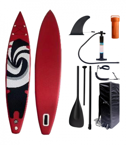 Extralink Deska SUP 380cm Dmuchana deska + wiosło Zestaw EXTRALINK SUP-1046