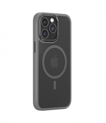 Nakładka Joy Elegant Mag do iPhone 15 Pro Max szara TFO Comma GSM177406